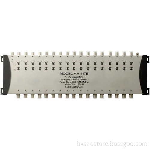 Big Smatv System 17in Satellite Trunk Distribution Amplifier